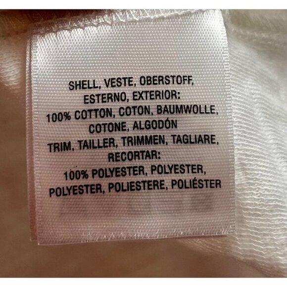 Anthropologie 9-H15 STCL Women's V-Neck Sleeveless Topw/Frayed Trim Front Pocket - Picture 3 of 4